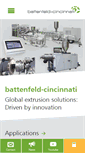 Mobile Screenshot of battenfeld-cincinnati.com