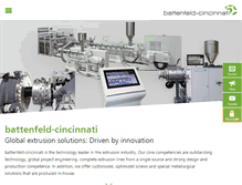 Tablet Screenshot of battenfeld-cincinnati.com